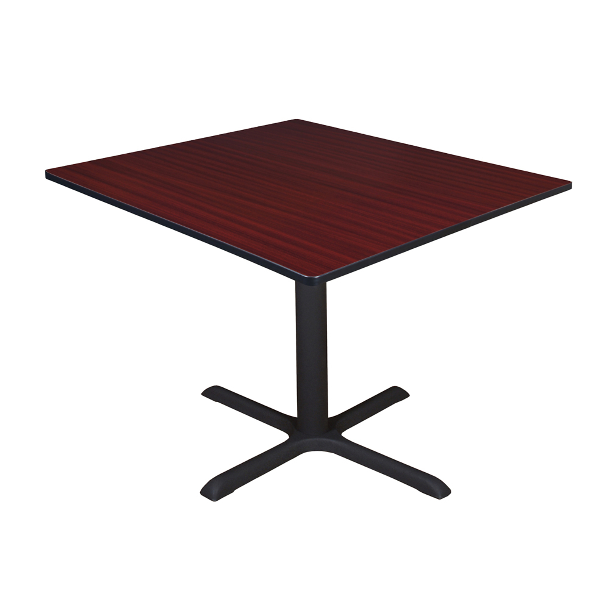 Regency Furniture, Cain 48" Square Breakroom Table,Mahogany, Height 29 in, Width 48 in, Length 48 in, Model# TB4848MH
